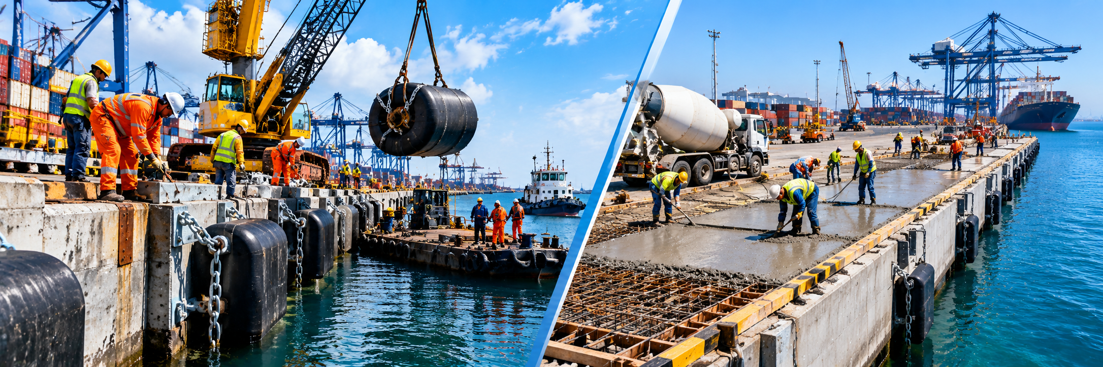 Industrial Harbour Refurbishment Scene
