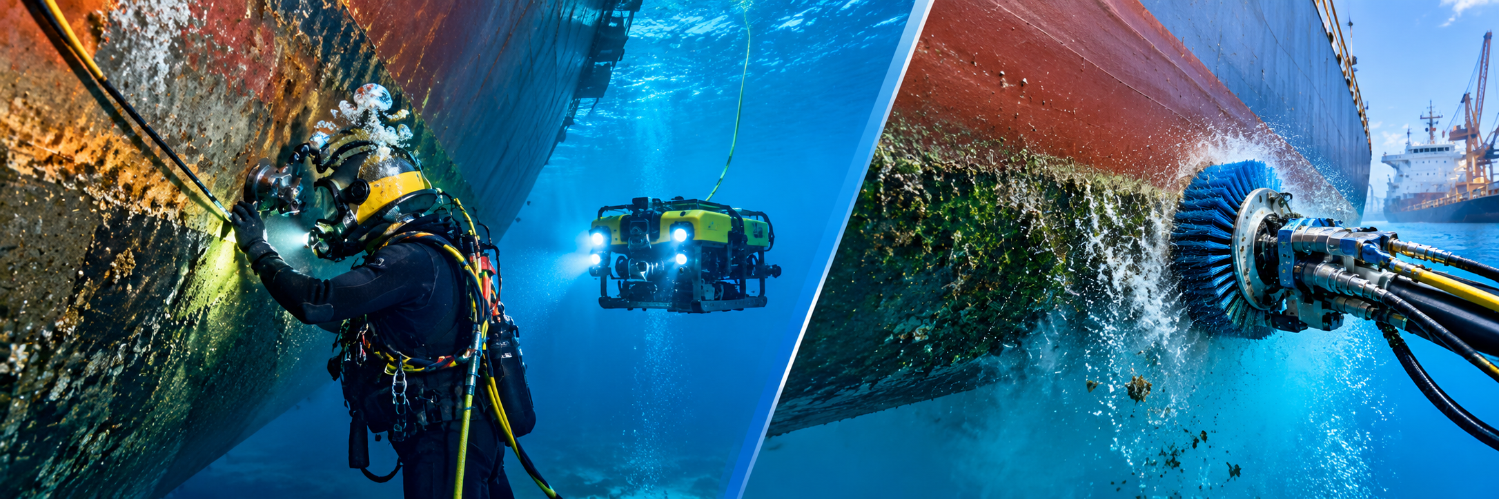 Underwater Hull Inspection And Cleaning